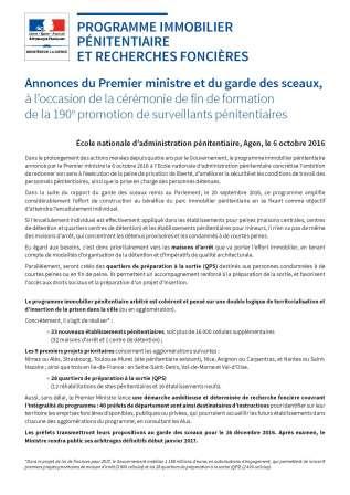 programme immobilier penitentiaire